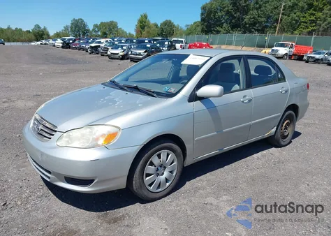 2004 Toyota Corolla Le из США, поврежденный, VIN 2T1BR32E34C282896